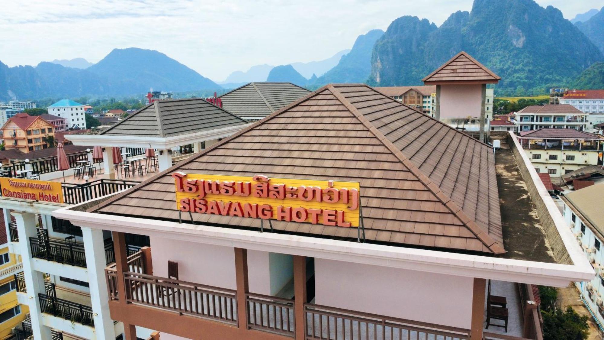 Vangvieng Sisavang Mountain View Hotel Vang Vieng Exteriör bild